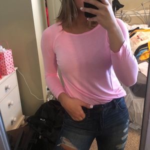Long Sleeve pink T